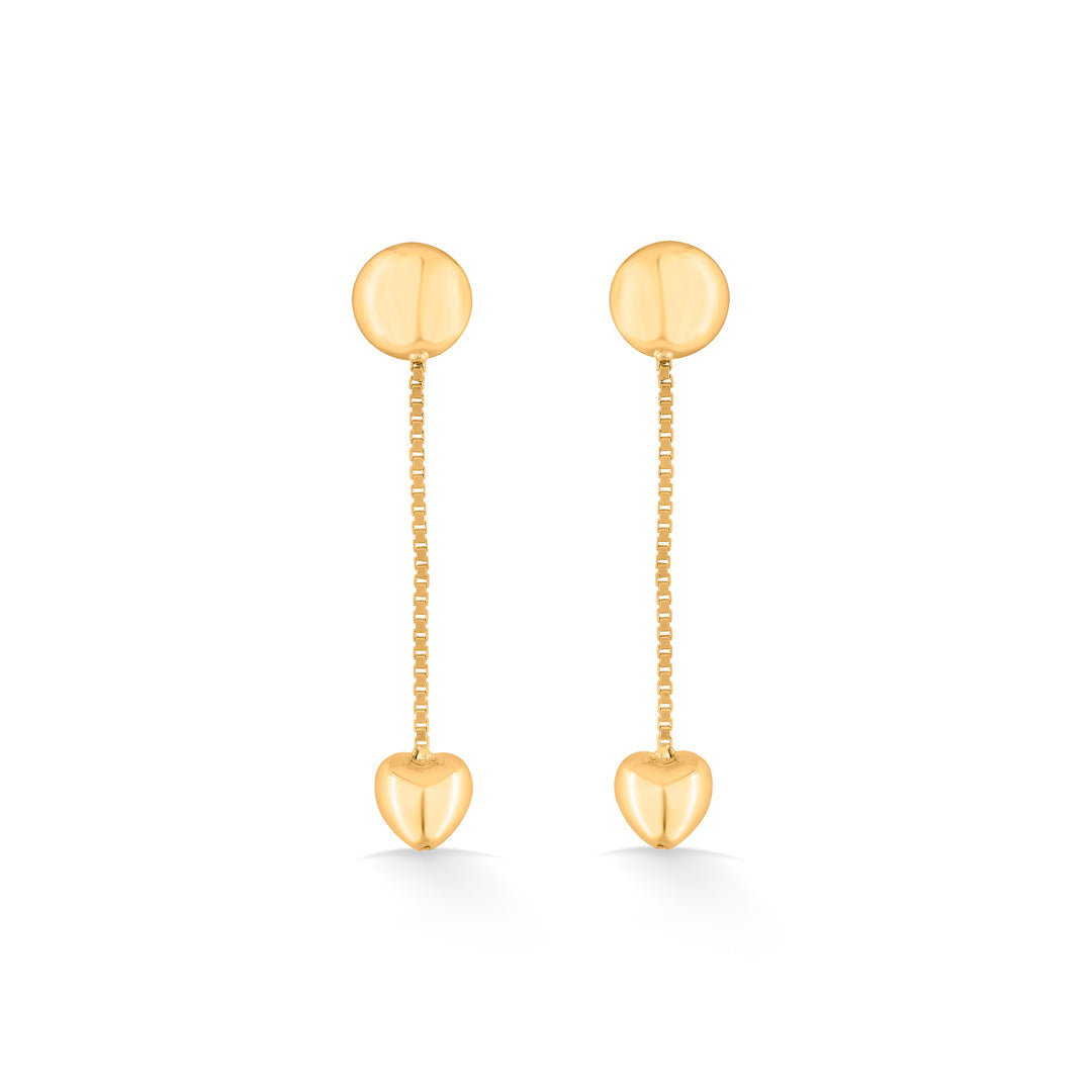Sphere Glow Gold Drops & Danglers Earrings for Women