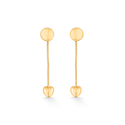 Sphere Glow Gold Drops & Danglers Earrings for Women