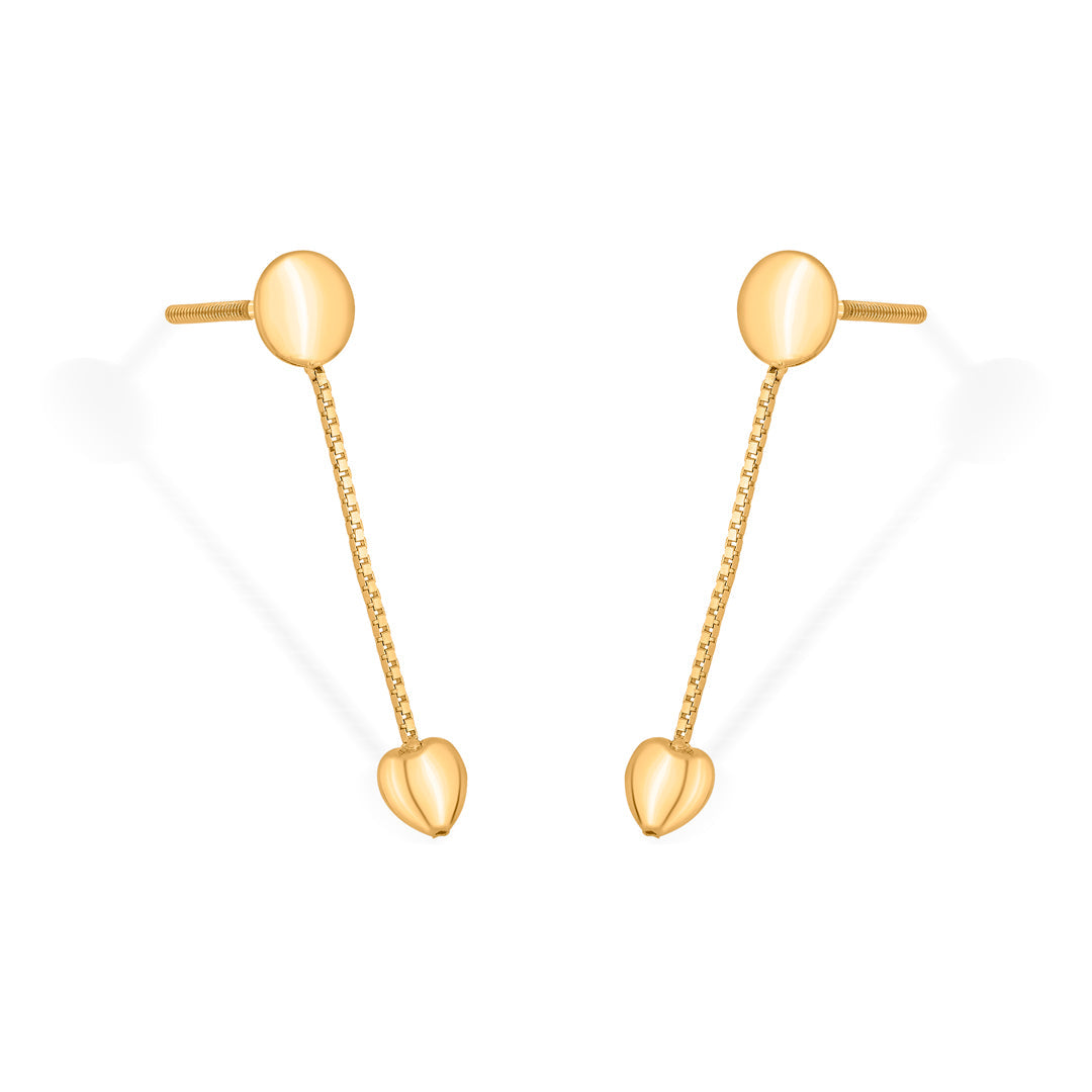 Sphere Glow Gold Drops & Danglers Earrings for Women