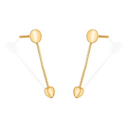 Sphere Glow Gold Drops & Danglers Earrings for Women