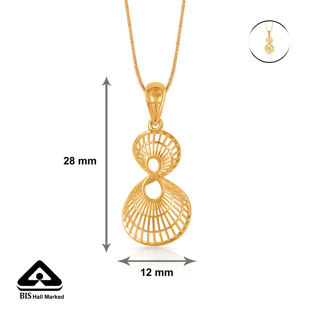 Endless Bond Gold Pendant Set for Women