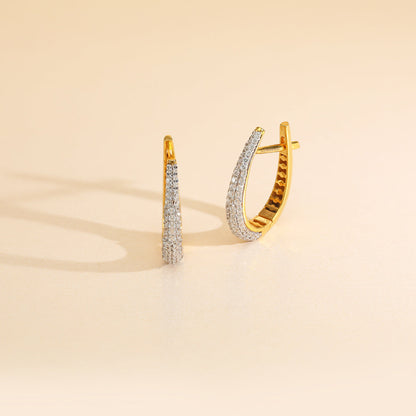 Radiya Circle Gold Hoops & Huggies Earrings for Women