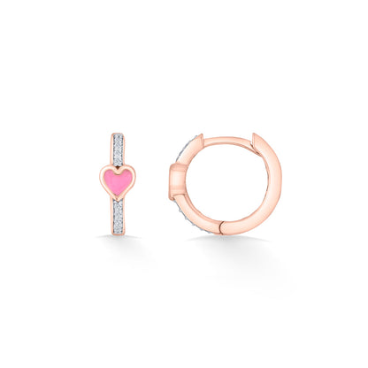 Heart Beat Gold Hoops & Huggies Earrings for Women