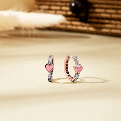 Heart Beat Gold Hoops & Huggies Earrings for Women