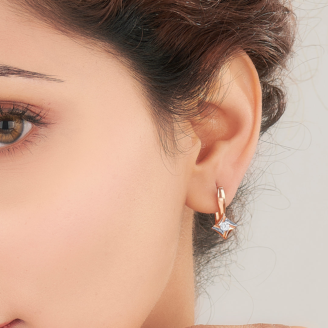 Glow Dot Gold Hoops & Huggies Earrings for Women