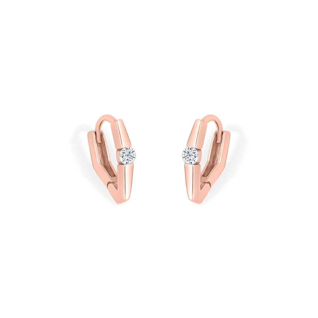 Dot Glow Gold Hoops & Huggies Earrings for Women