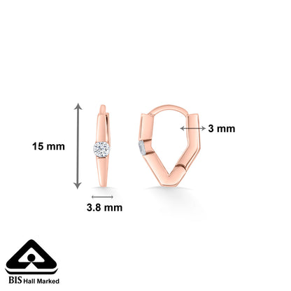 Dot Glow Gold Hoops & Huggies Earrings for Women