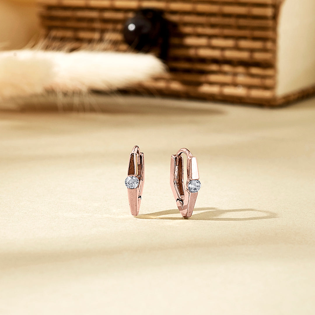 Dot Glow Gold Hoops & Huggies Earrings for Women