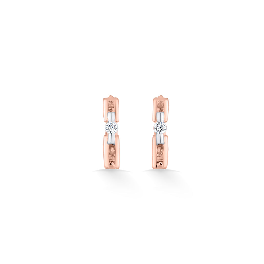 Gentle Beam Gold Hoops & Huggies Earrings for Women