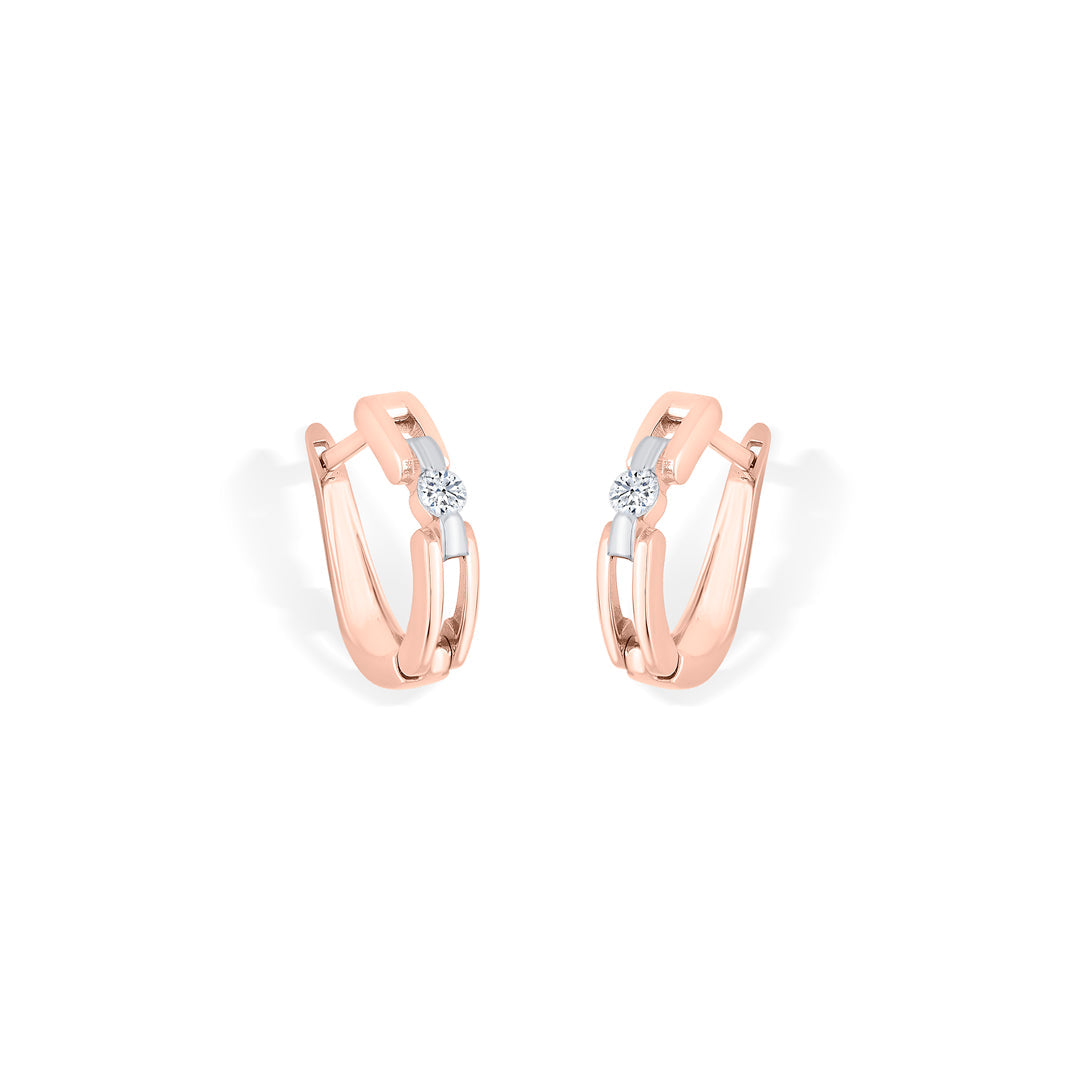 Gentle Beam Gold Hoops & Huggies Earrings for Women