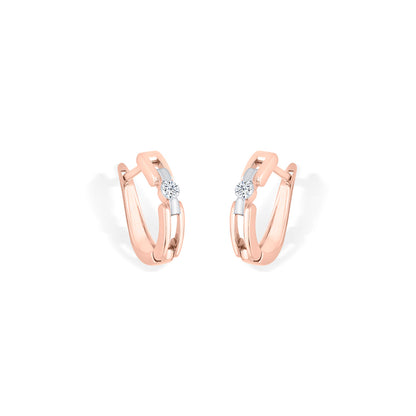 Gentle Beam Gold Hoops & Huggies Earrings for Women