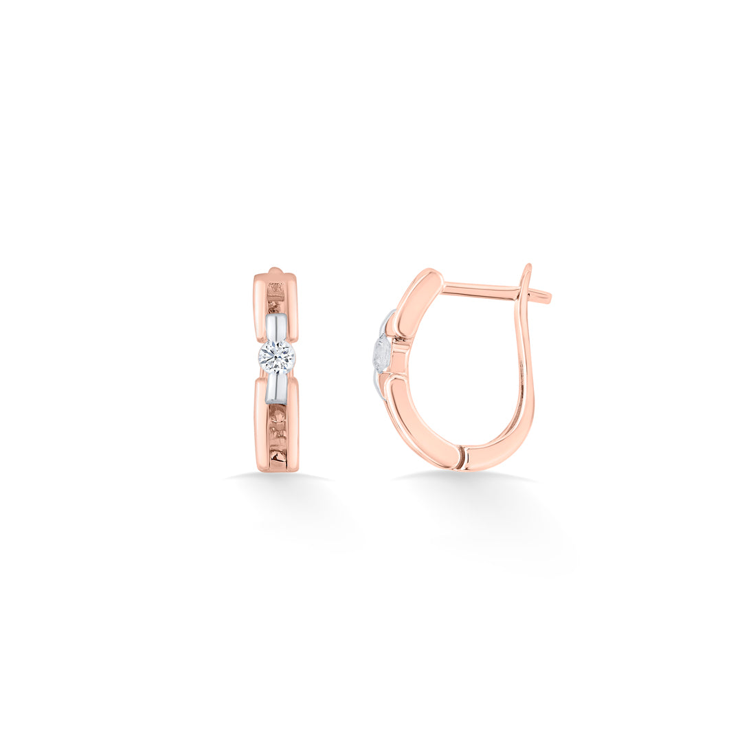 Gentle Beam Gold Hoops & Huggies Earrings for Women