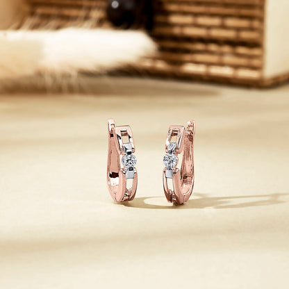 Gentle Beam Gold Hoops & Huggies Earrings for Women