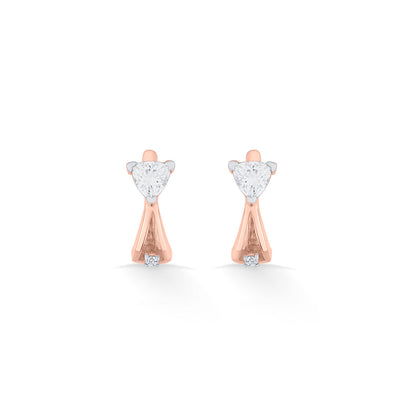 Vertex Glow Gold Hoops & Huggies Earrings for Women