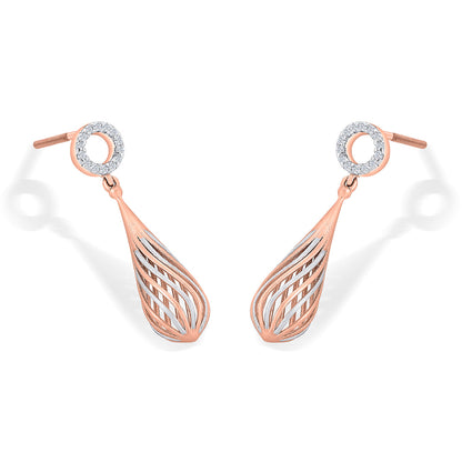 Golden Sphere Gold Drops & Danglers Earrings for Women