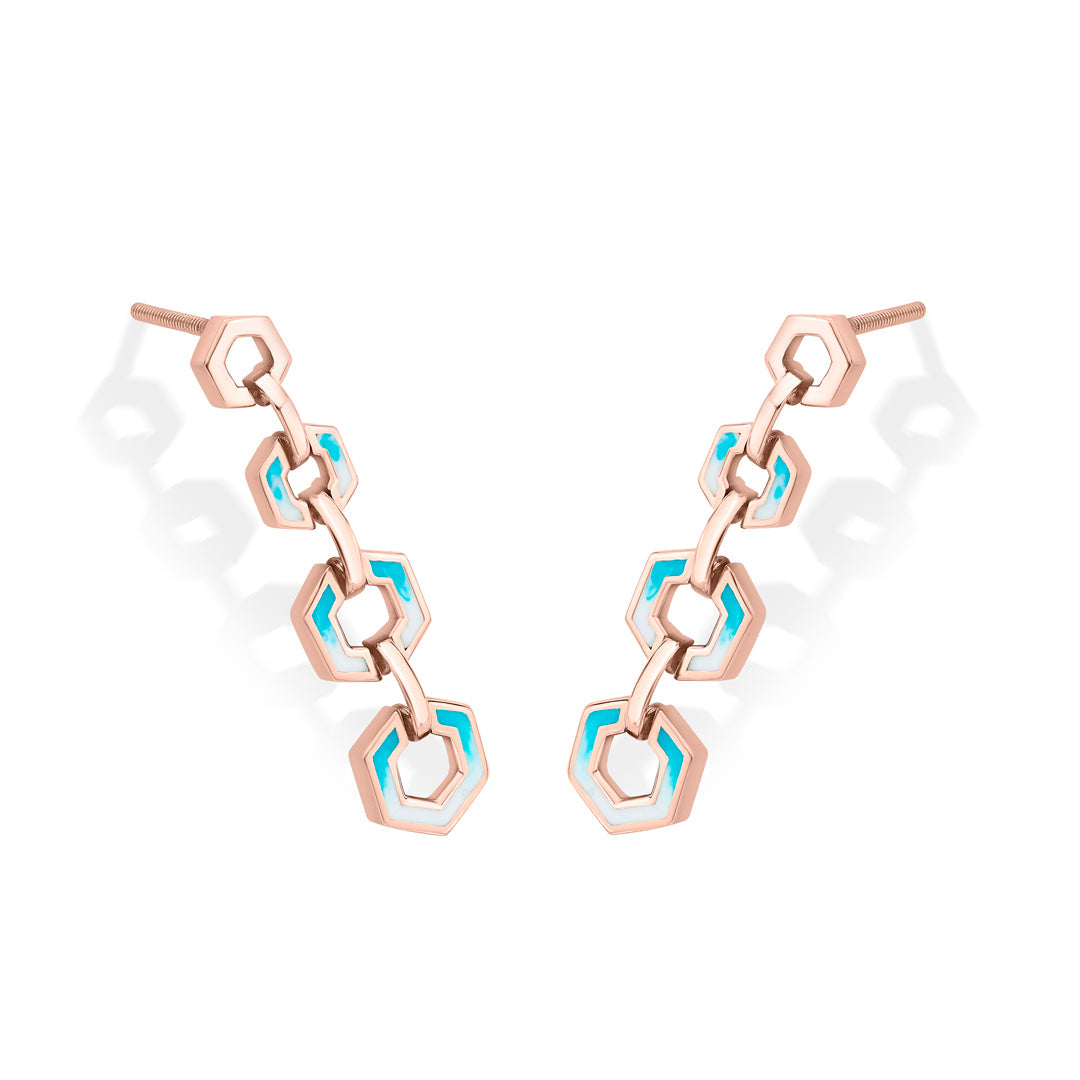 Hexa Spark Gold Drops & Danglers Earrings for Women