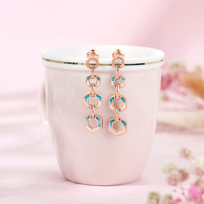 Hexa Spark Gold Drops & Danglers Earrings for Women