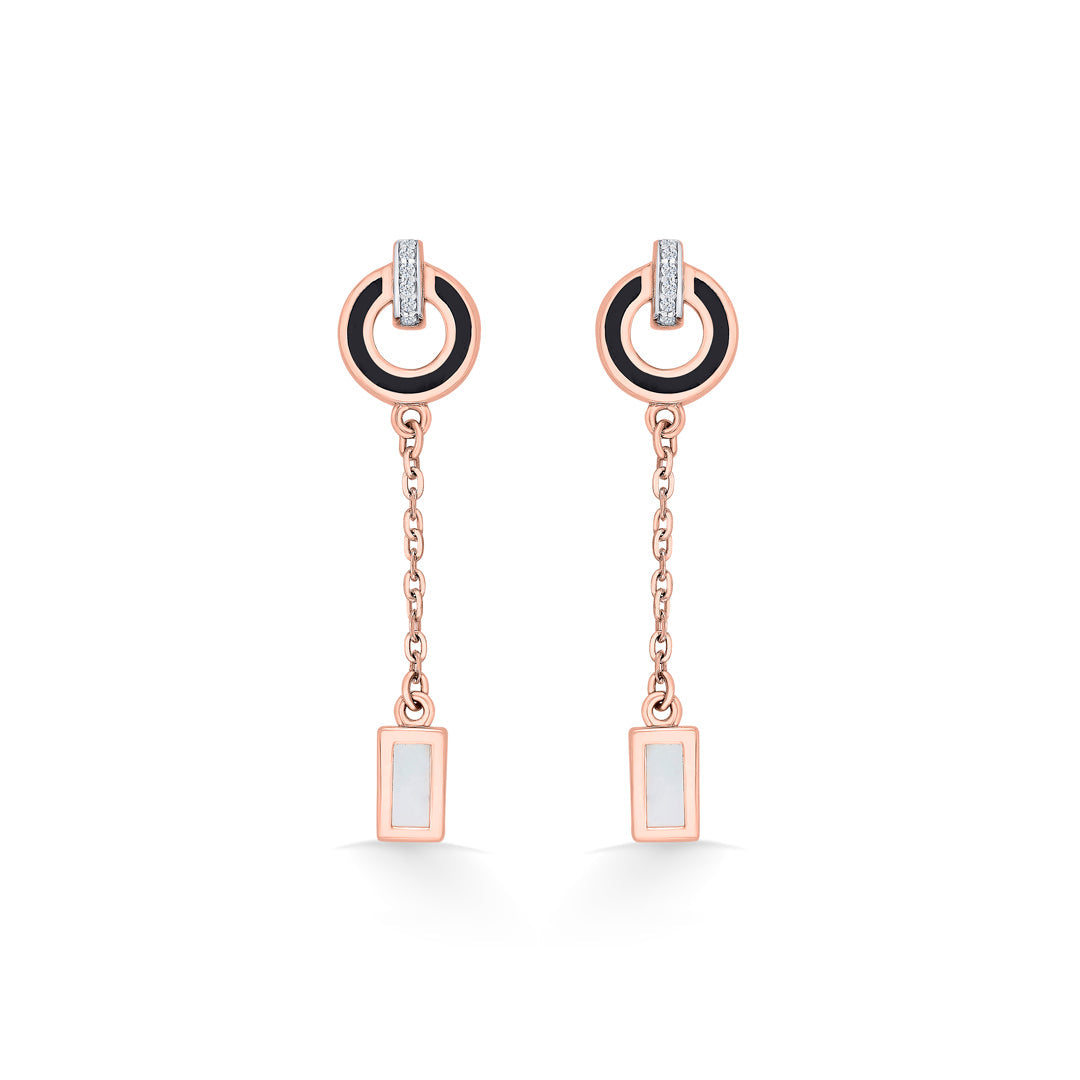 Luminous Orb Gold Drops & Danglers Earrings for Women