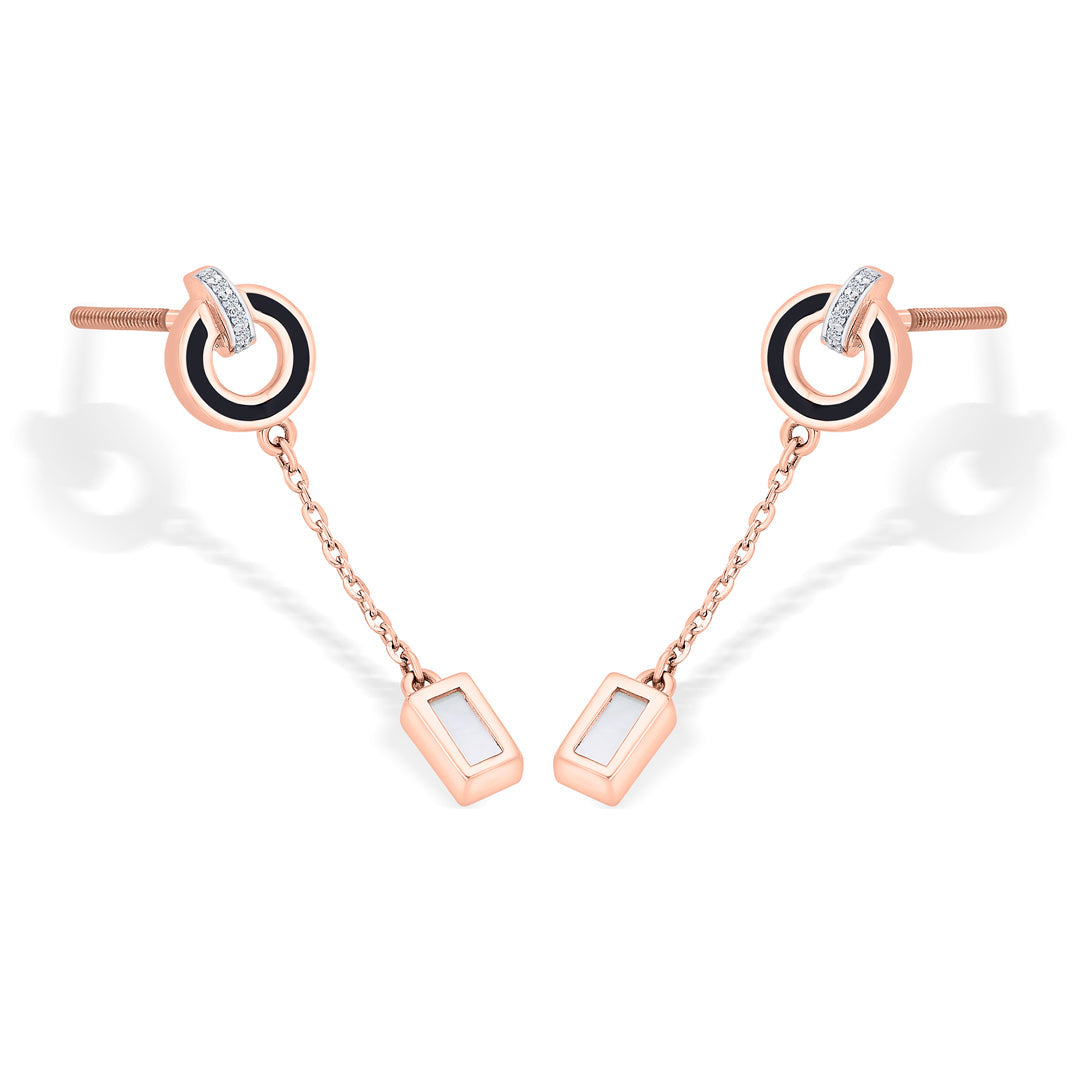 Luminous Orb Gold Drops & Danglers Earrings for Women