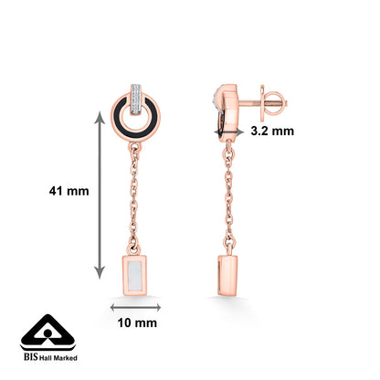 Luminous Orb Gold Drops & Danglers Earrings for Women