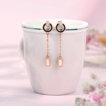 Luminous Orb Gold Drops & Danglers Earrings for Women