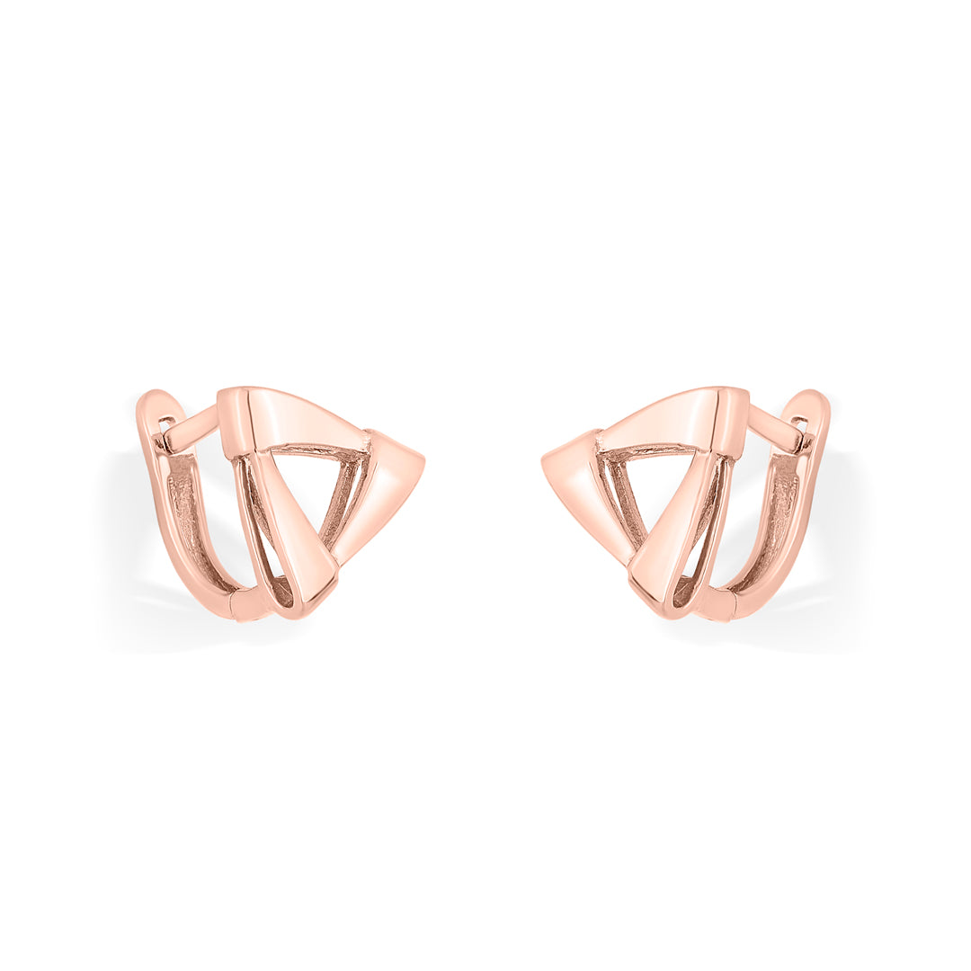Golden Peak Gold Hoops & Huggies Earrings for Women