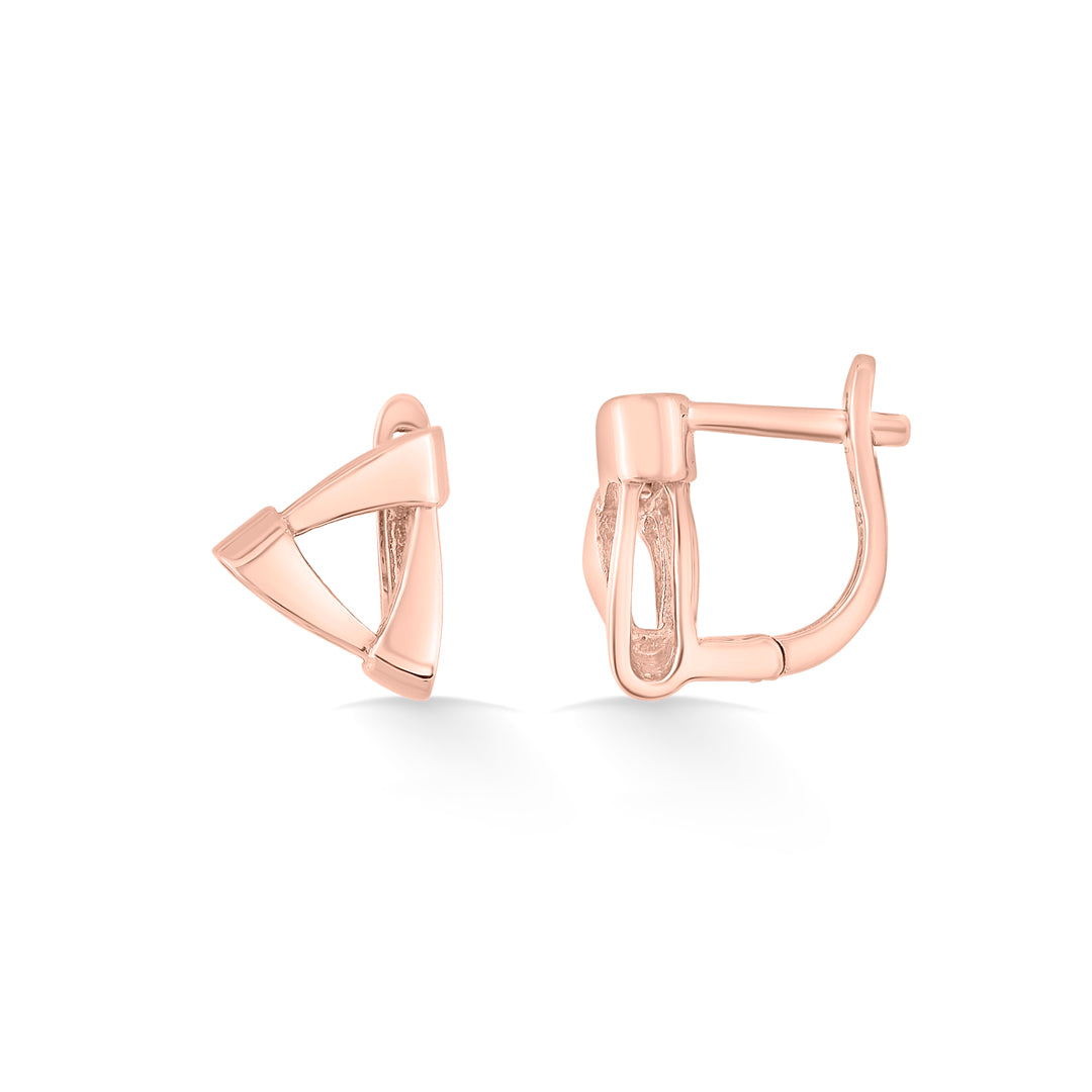 Golden Peak Gold Hoops & Huggies Earrings for Women
