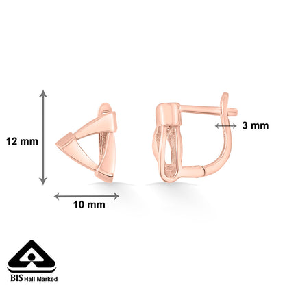 Golden Peak Gold Hoops & Huggies Earrings for Women