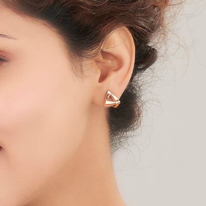 Golden Peak Gold Hoops & Huggies Earrings for Women