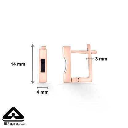 Vetra Shine Gold Hoops & Huggies Earrings for Women