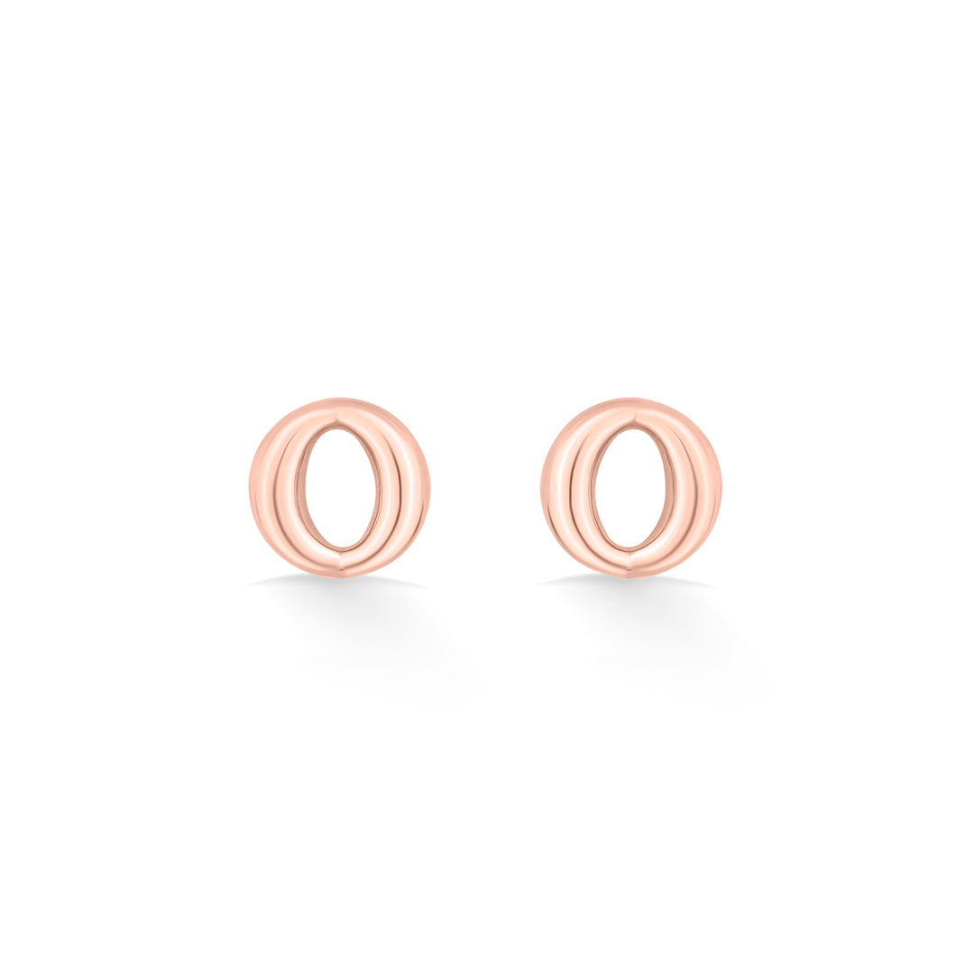 Luxe Orbit Gold Stud Earrings for Women
