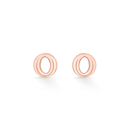 Luxe Orbit Gold Stud Earrings for Women