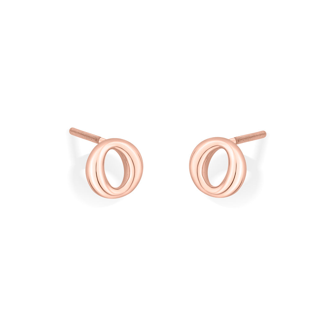 Luxe Orbit Gold Stud Earrings for Women