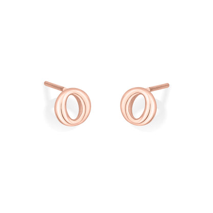 Luxe Orbit Gold Stud Earrings for Women