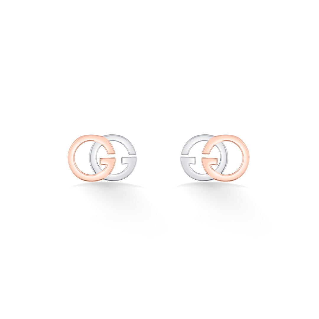 Aurelia Glow Gold Stud Earrings for Women