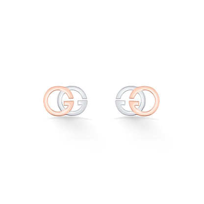 Aurelia Glow Gold Stud Earrings for Women
