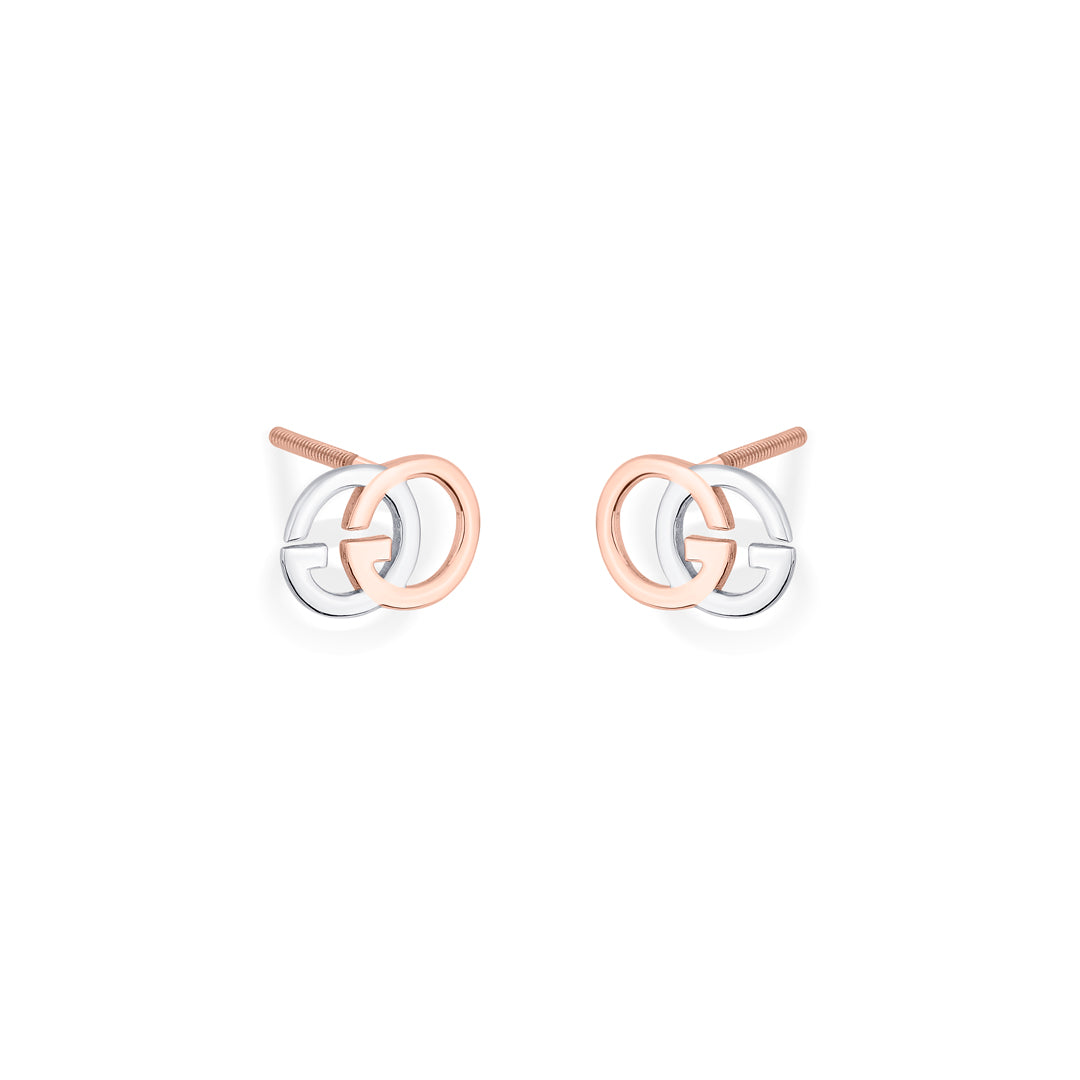 Aurelia Glow Gold Stud Earrings for Women