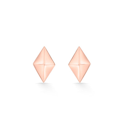 Modern Edge Gold Stud Earrings for Women