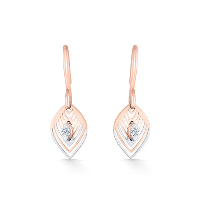 Golden Leaves Gold Drops & Danglers Earrings for Women