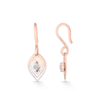 Golden Leaves Gold Drops & Danglers Earrings for Women