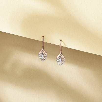 Golden Leaves Gold Drops & Danglers Earrings for Women