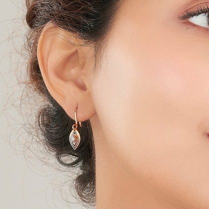Golden Leaves Gold Drops & Danglers Earrings for Women