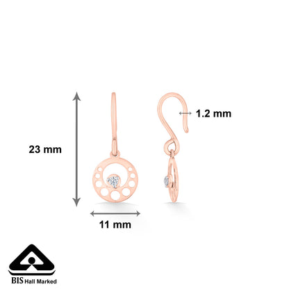 Astra Sphere Gold Drops & Danglers Earrings for Women