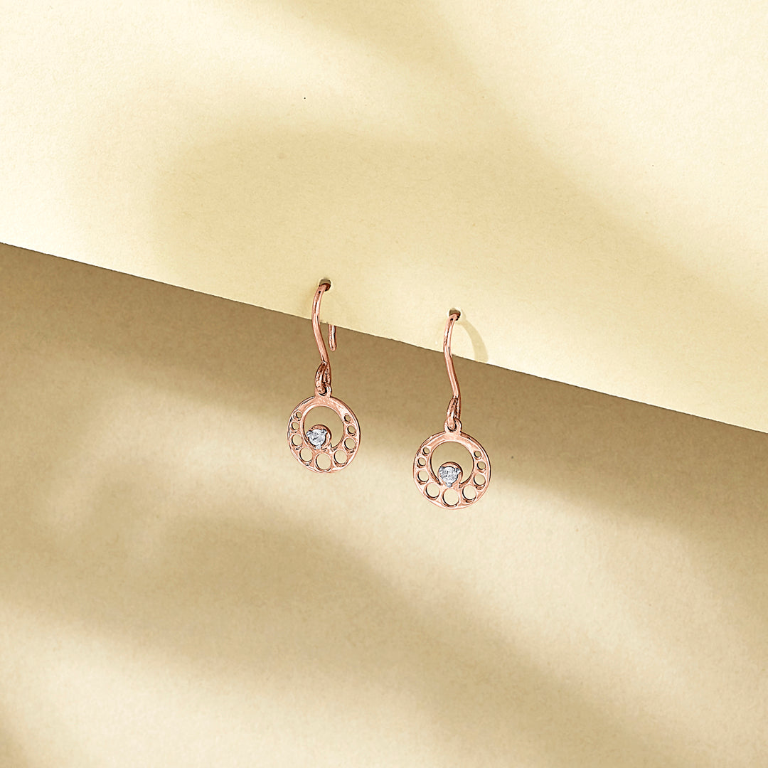 Astra Sphere Gold Drops & Danglers Earrings for Women