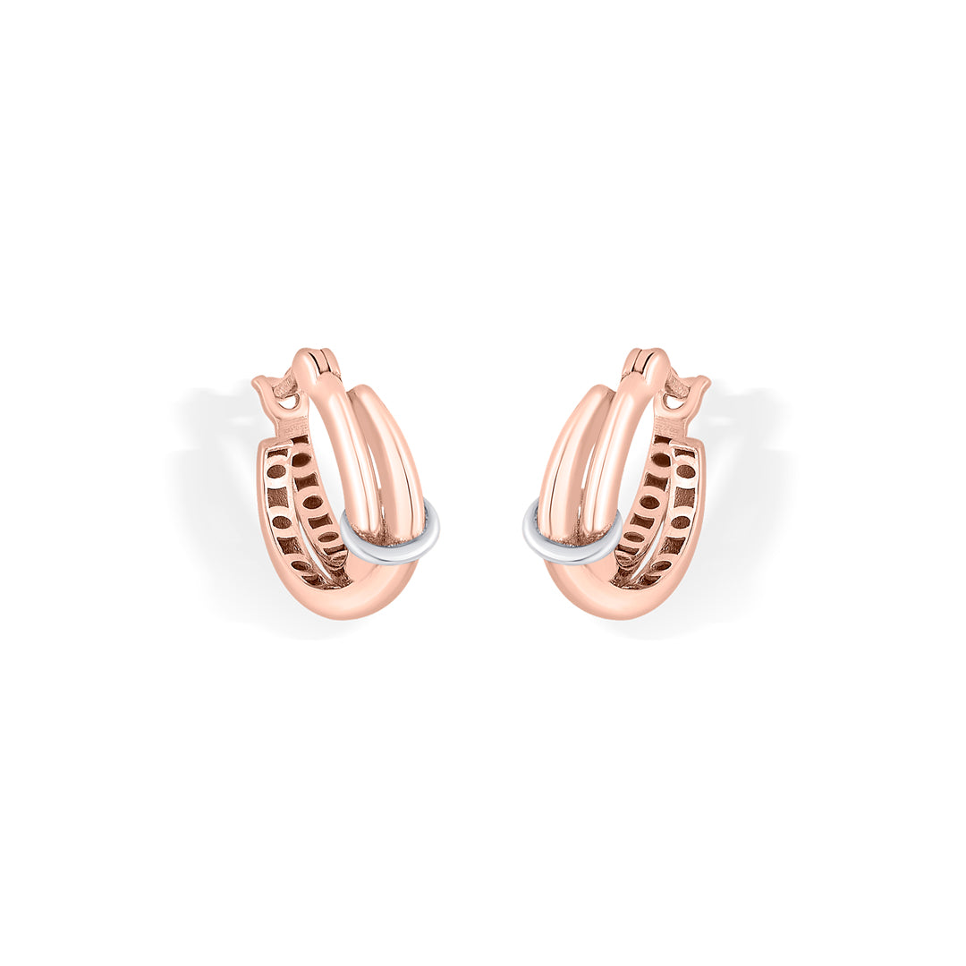 Nexa Ray Gold Hoops & Huggies Earrings for Women