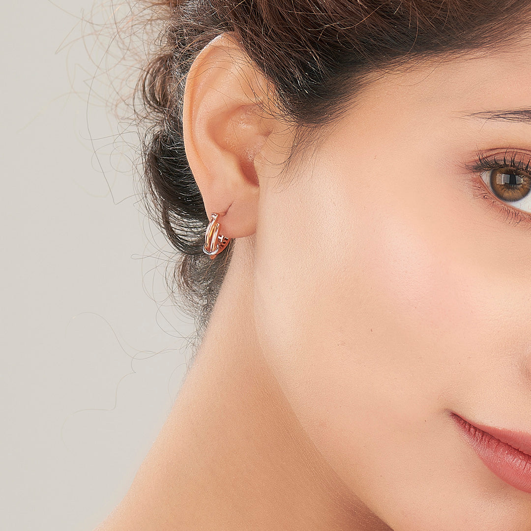 Nexa Ray Gold Hoops & Huggies Earrings for Women