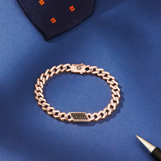 Apex Link Gold Men's Bracelet for Men