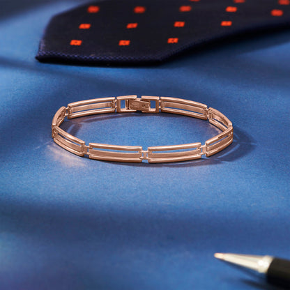 Elite Band Gold Men's Bracelet for Men