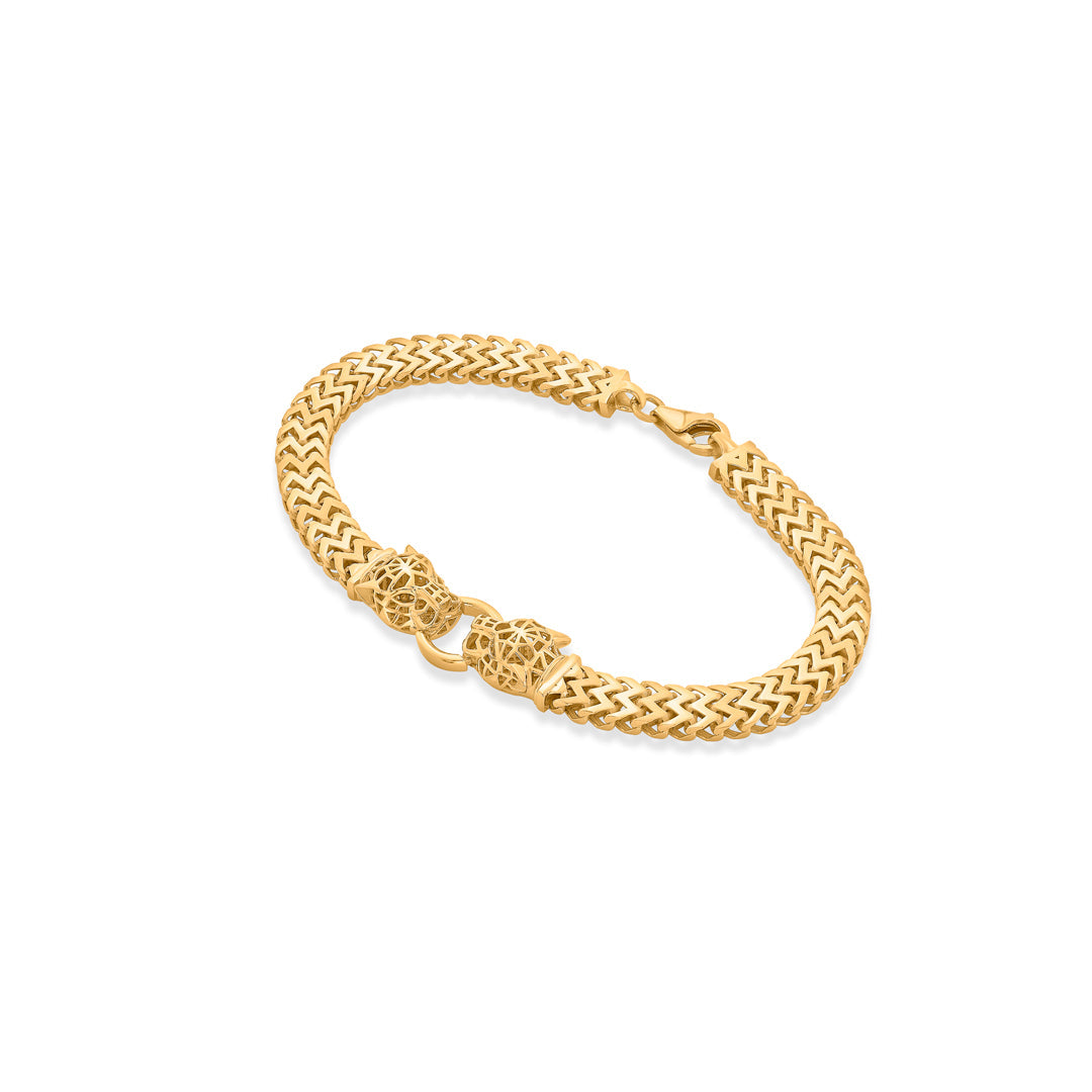 Valor Lock Gold Men's Bracelet for Men