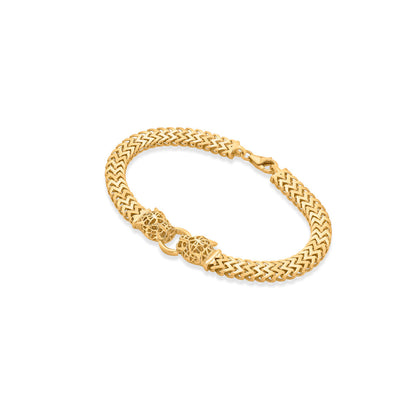 Valor Lock Gold Men's Bracelet for Men